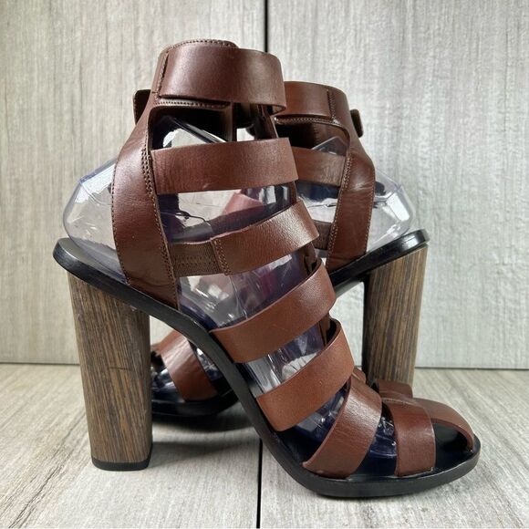 Vince Nicolette Chunky Heel Sandal Platform Gladiator Strap Shoe Women’s Size 10 - Picture 4 of 10